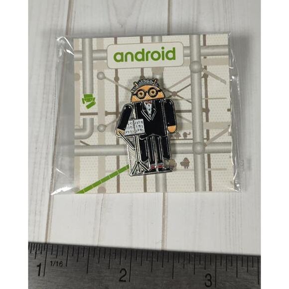 2018 Google Android MWC Limited Edition Pin Music Musical Concert Conductor - Picture 2 of 3